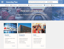 Tablet Screenshot of connectingpune.com